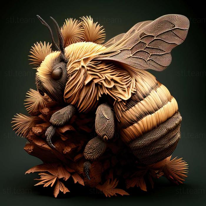 3D model Bombus sitkensis (STL)